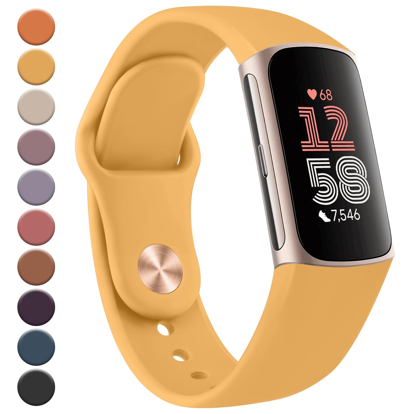 Amazon.co.jp: YGTBSR コンパチブル Fitbit Charge 6 バンド